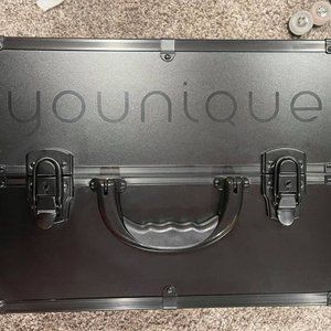 Younique Black Rolling Trunk